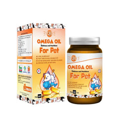 Viên Dầu Cá Hồi Omega Cho Chó Mèo (Hộp 60 viên)