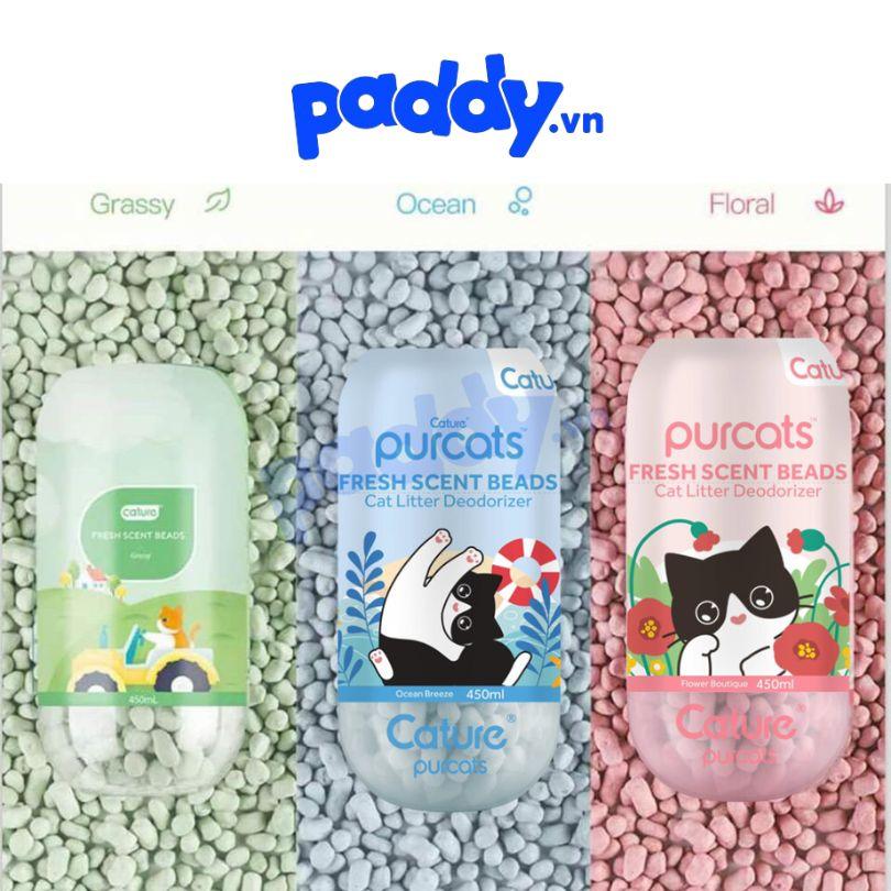 Viên Khử Mùi Cát Mèo Cature (Lon 450ml) - Paddy Pet Shop