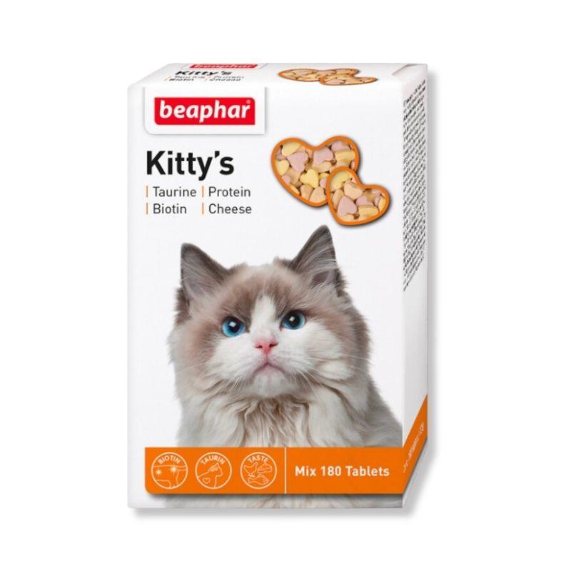 Vitamin Phô Mai Beaphar Kitty Tăng Cân, Dưỡng Lông Mèo 180g - Paddy Pet Shop