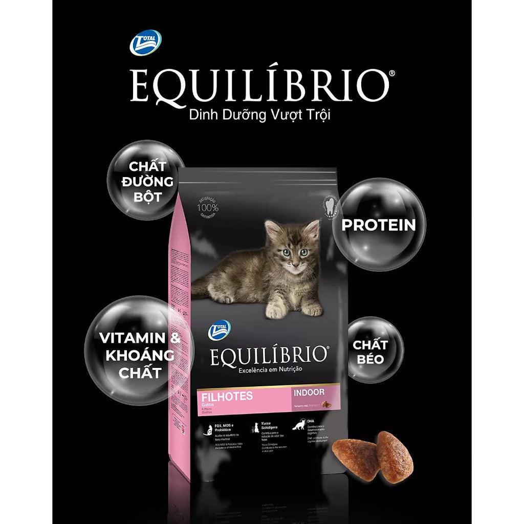 Hạt Cho Mèo Equilibrio Hỗ Trợ Cho Mèo Biếng Ăn 1.5kg - Paddy Pet Shop