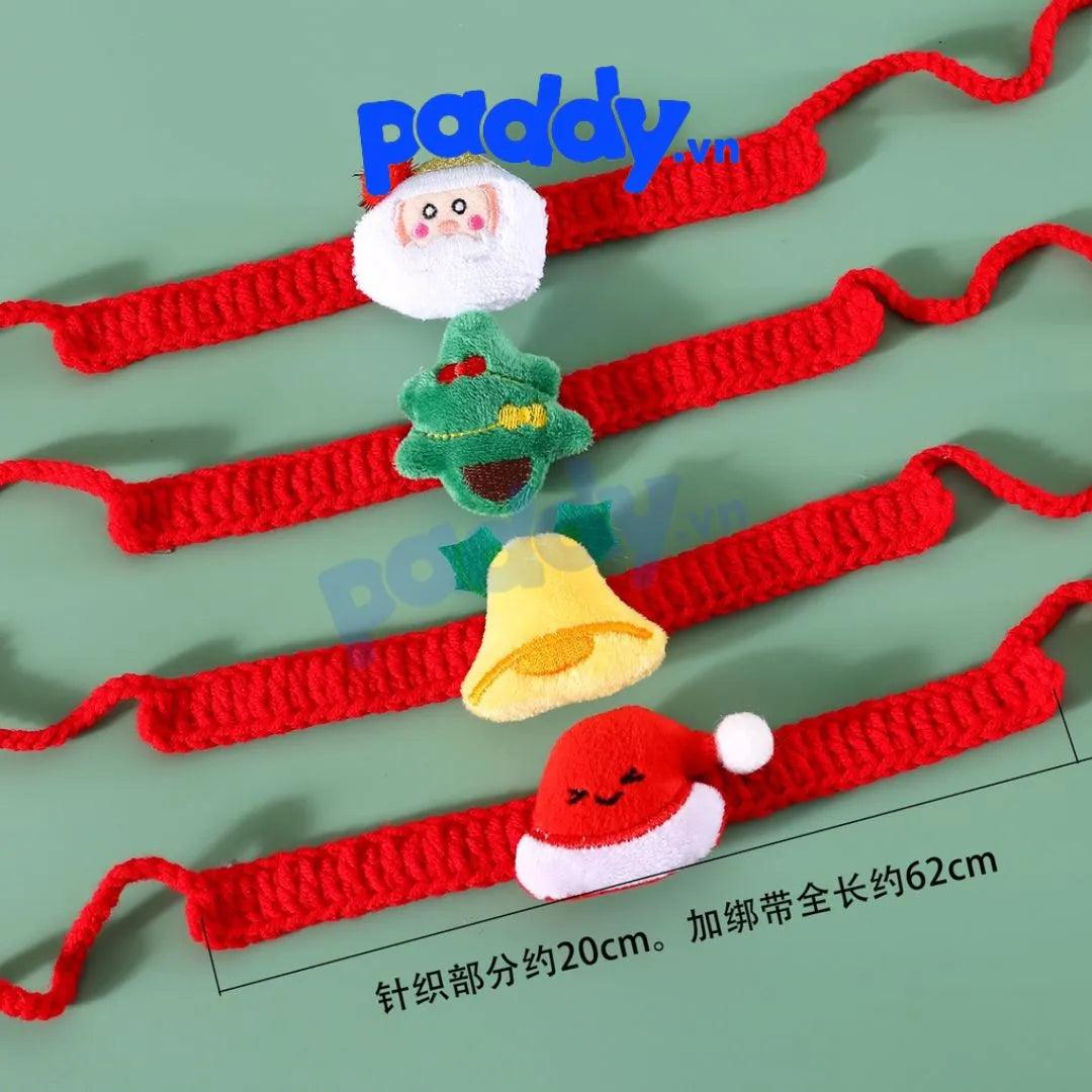 Vòng Cổ Cho Chó Mèo Noel Nhồi Bông - Paddy Pet Shop