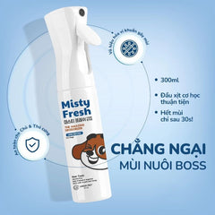 Xịt Diệt Khuẩn Cho Chó Mèo Hana Pet Misty Fresh 300ml