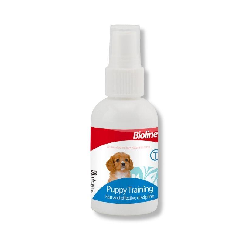 Xịt Huấn Luyện Chó Đi Vệ Sinh Đúng Chỗ Bioline 50ml - Paddy Pet Shop