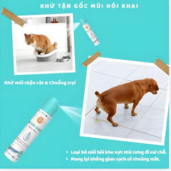 Xịt Sát Khuẩn Khử Mùi Chó Mèo Nano Plus Q8 300ml