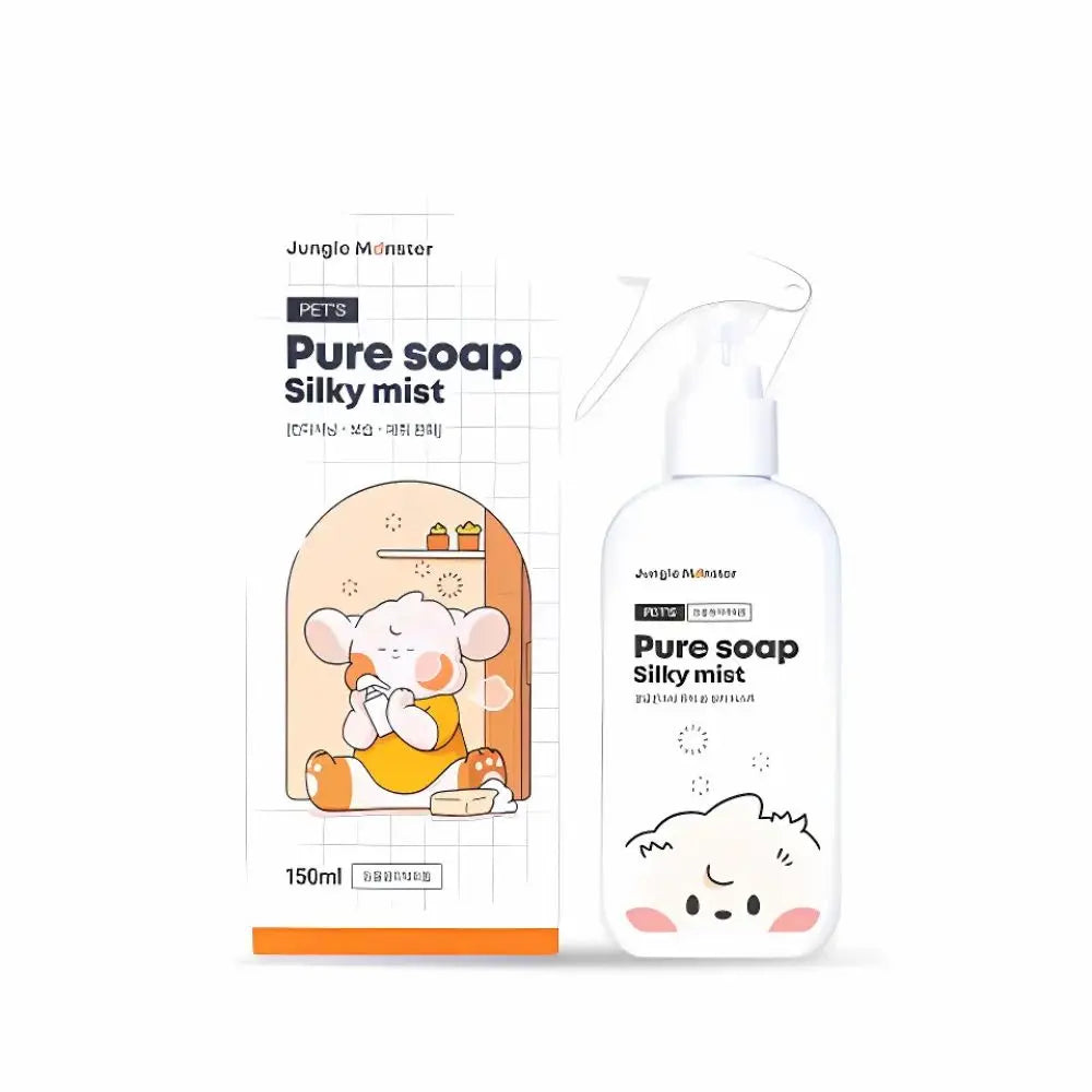 Xịt Thơm Mềm Lông Cho Chó Jungle Monster Pure Soap Silky Mist 150ml