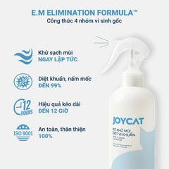 Xịt Vi Sinh Khử Mùi Cho Chó Mèo Joycat 450ml