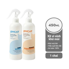 Xịt Vi Sinh Khử Mùi Cho Chó Mèo Joycat 450ml