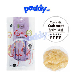 Súp Thưởng Mèo Meowow Chupa Sốt Thịt Thật (Túi 4 tuýp*14g) - Paddy Pet Shop