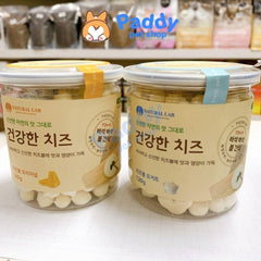 Snack Cho Chó Phô Mai Viên Natural Lab Hộp 120g - Paddy Pet Shop