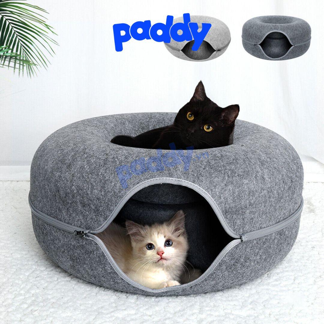 Ổ Donut Tròn Đồ Chơi Đuổi Bắt Cho Mèo - Paddy Pet Shop