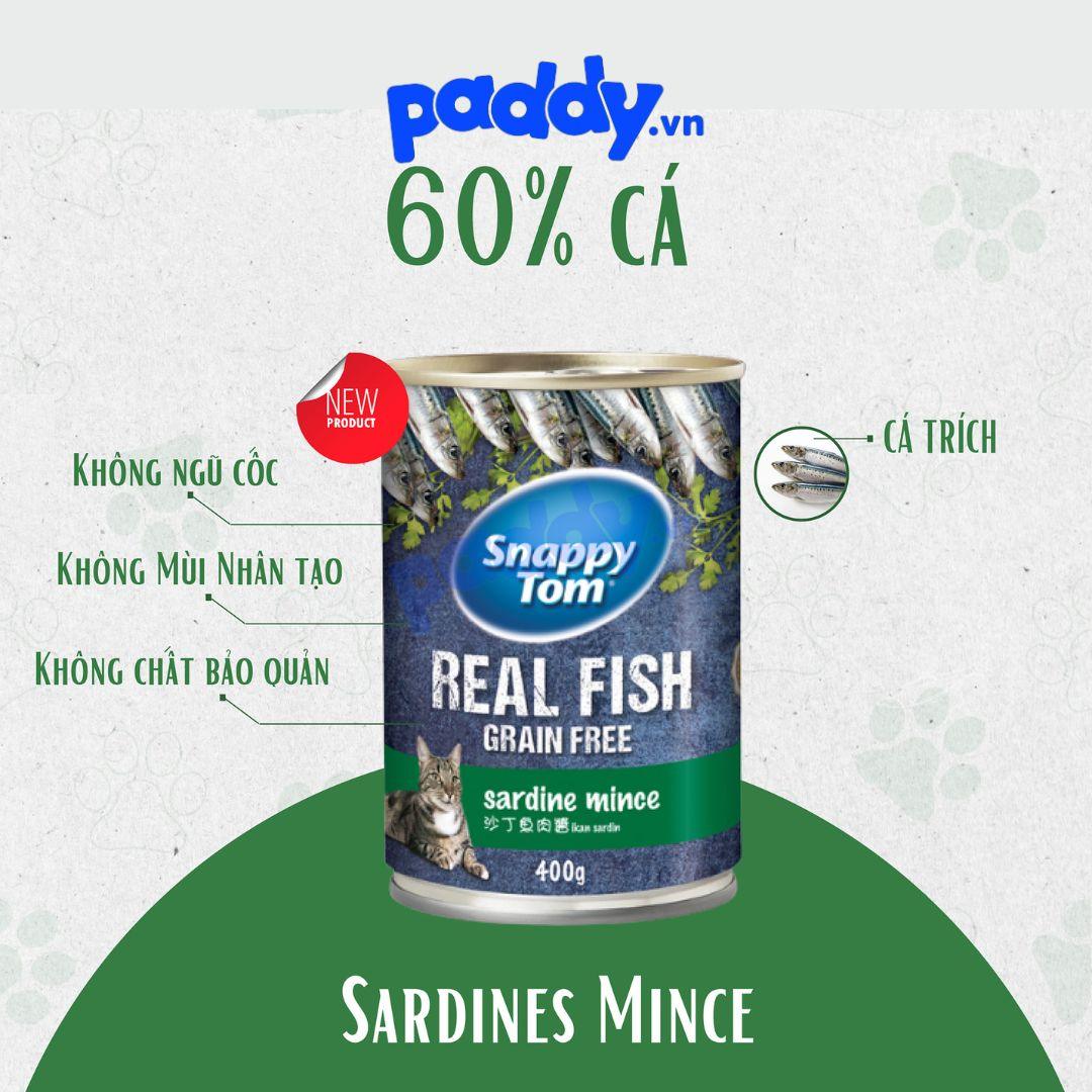 Pate Mèo Snappy Tom Real Fish
