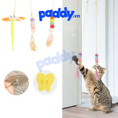 Đồ Chơi Mèo Tương Tác Dây Treo Dán Tường - Paddy Pet Shop