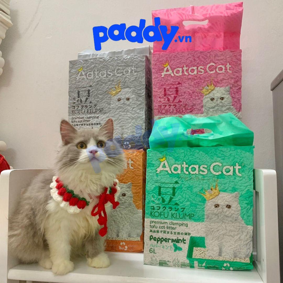 Cát Vệ Sinh Mèo AATAS Tofu Đậu Nành 6L - Paddy Pet Shop