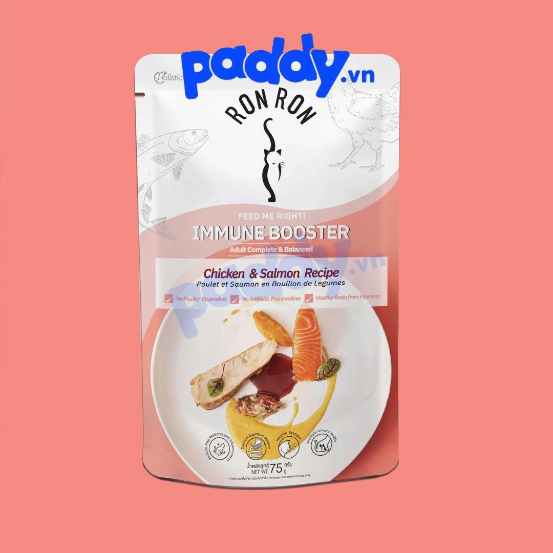 Pate Mèo Ron Ron Sốt Thịt Cá 75g - Paddy Pet Shop