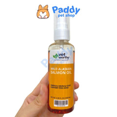 Dầu Cá Hồi Vet Worthy Dưỡng Lông Da Chó (Mỹ) - Paddy Pet Shop