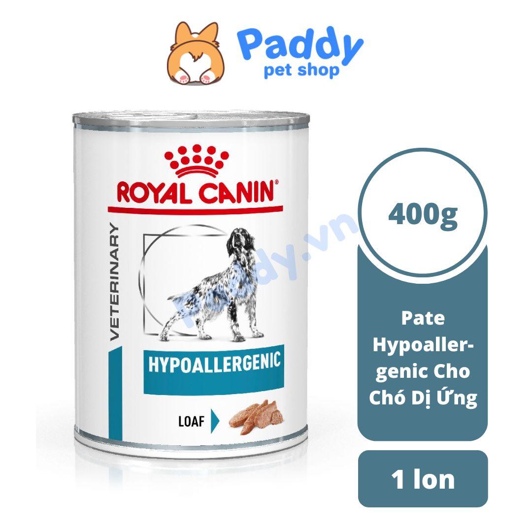 Pate Cho Chó Bị Dị Ứng Royal Canin Hypoallergenic 400g - Paddy Pet Shop