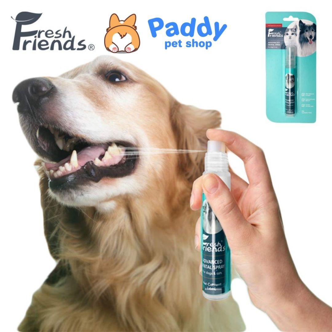 Xịt Thơm Miệng Chó Mèo Fresh Friends 14ml - Paddy Pet Shop