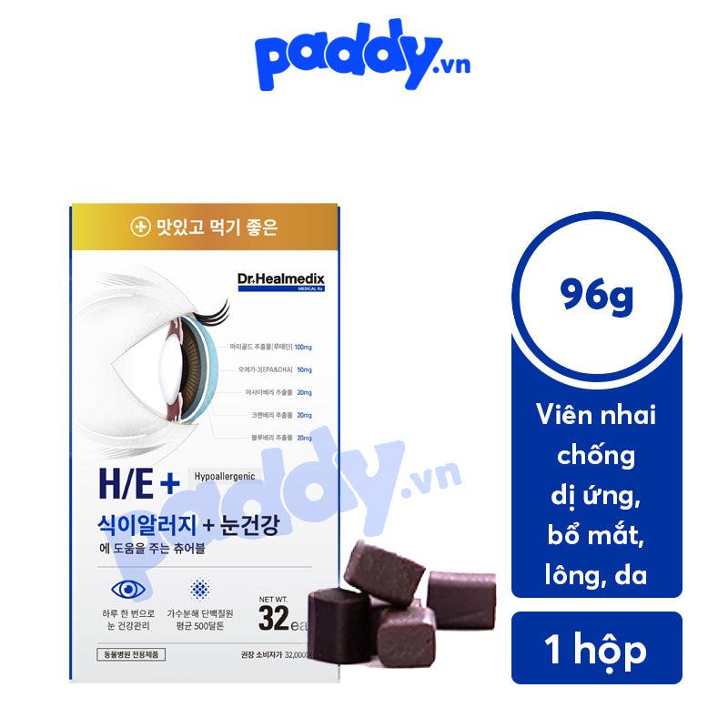 Viên Nhai Chống Dị Ứng, Bổ Mắt Dr. Healmedix H/E+ - Paddy Pet Shop