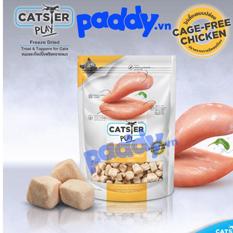 Snack Mèo Thịt Sấy Khô Catster Play (Thái Lan) - Paddy Pet Shop