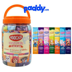 Súp Thưởng Cho Mèo Moochie - Hộp Mix 50 Tuýp (Thái Lan) - Paddy Pet Shop