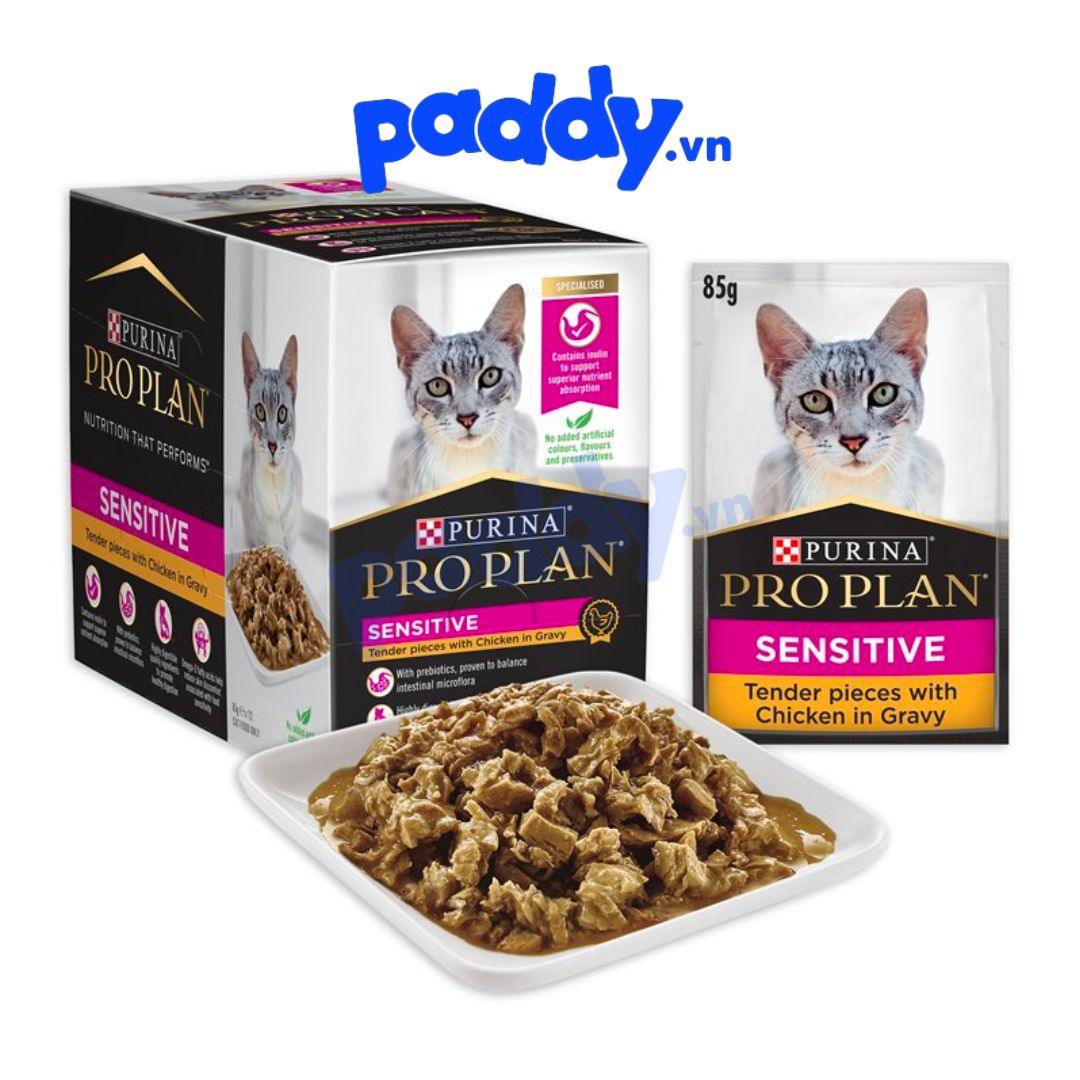 Pate Mèo Purina ProPlan Adult 85g - Sensitive Chicken - Paddy Pet Shop