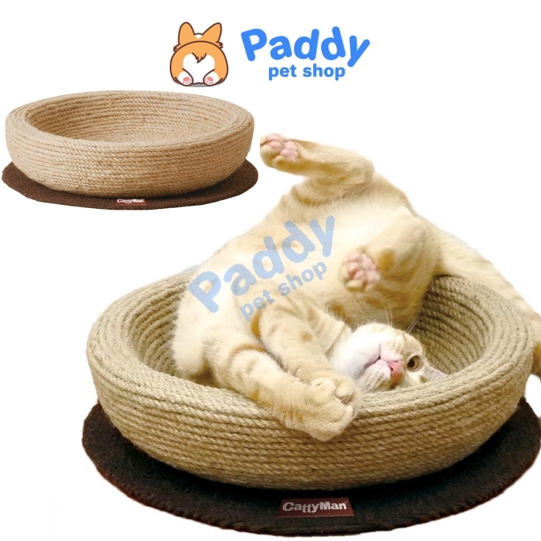 Ổ Nằm Dây Thừng Cho Mèo Cào Móng CattyMan (<6kg) - Paddy Pet Shop