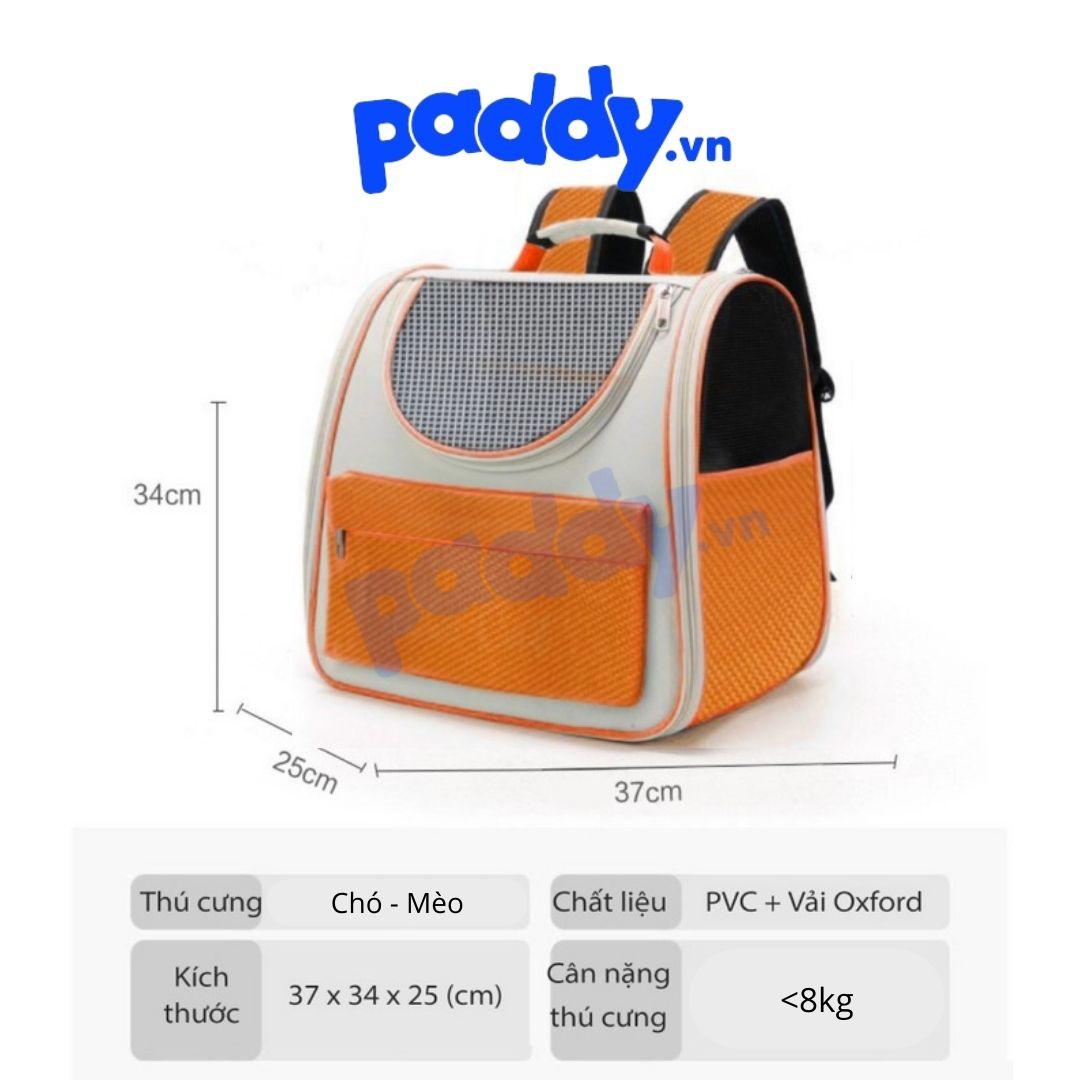 Balo Vải Vận Chuyển Chó Mèo Big Space 25x34x37cm - Paddy Pet Shop