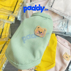 Áo Cho Chó Mèo Hình Gấu Màu Pastel - Paddy Pet Shop