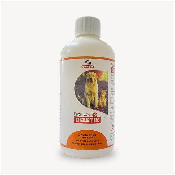 Sữa Tắm Trị Ve Bọ Chét Mèo & Chó Deletick Fipronil (Ấn Độ) 200ml - Paddy Pet Shop