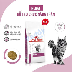 Thức Ăn Hạt Trị Bệnh Cho Mèo Hỗ Trợ Chức Năng Thận Royal Canin Renal - Paddy Pet Shop