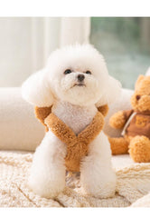 Áo Cho Chó Mèo Vải Lông Hình Gấu Thỏ - Paddy Pet Shop
