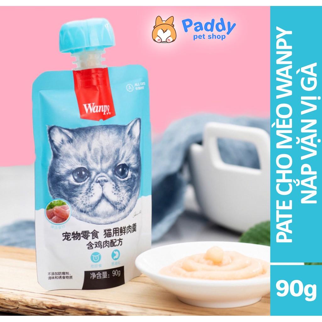 Súp Thưởng Mèo Wanpy Nắp Vặn Dễ Bảo Quản 90g - Paddy Pet Shop