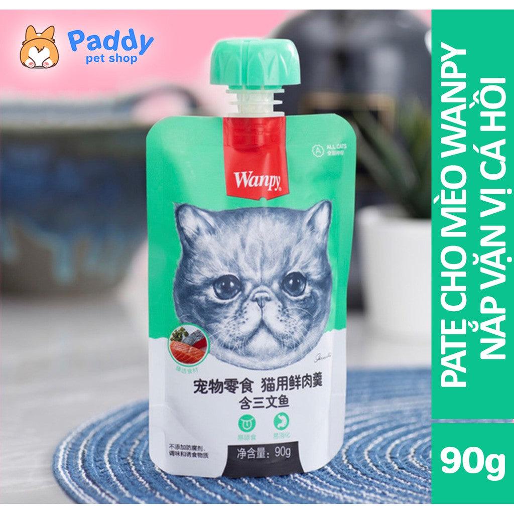 Súp Thưởng Mèo Wanpy Nắp Vặn Dễ Bảo Quản 90g - Paddy Pet Shop