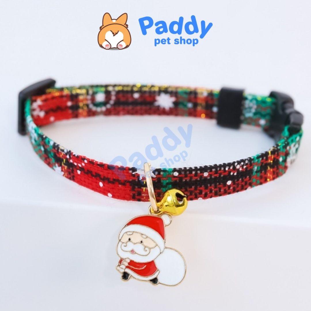 Vòng Cổ Chó Mèo Noel Giáng Sinh Gắn Charm - Paddy Pet Shop