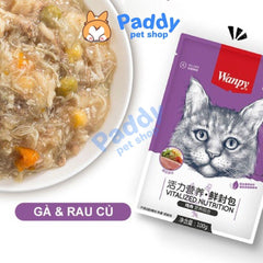 Pate Mèo Wanpy Súp Thịt Tươi 80g - Paddy Pet Shop