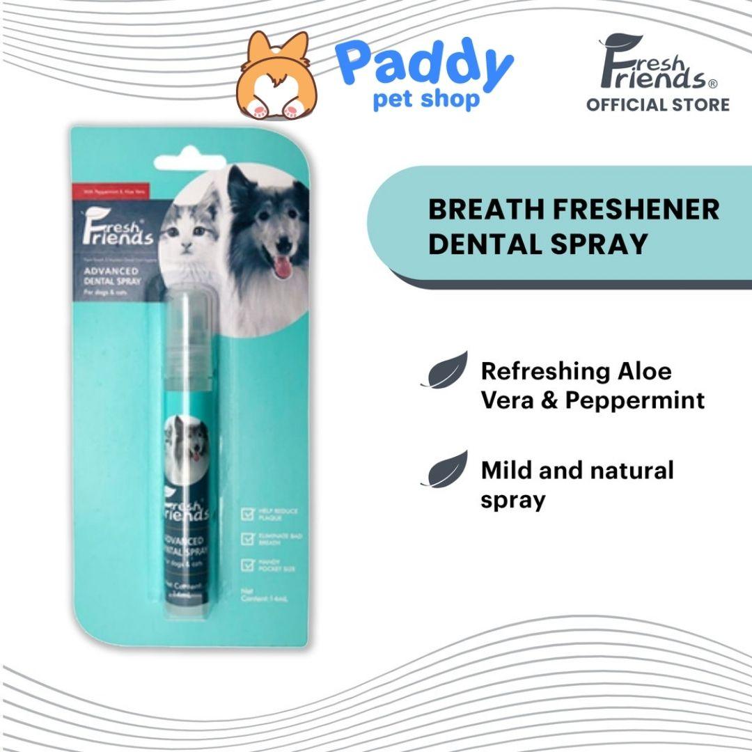 Xịt Thơm Miệng Chó Mèo Fresh Friends 14ml - Paddy Pet Shop