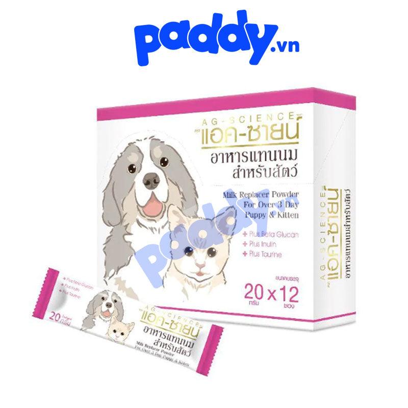 Sữa Dê AG Cho Chó, Mèo Và Thú Nhỏ (Thái Lan) 20g - Paddy Pet Shop