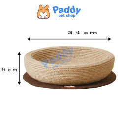 Ổ Nằm Dây Thừng Cho Mèo Cào Móng CattyMan (<6kg) - Paddy Pet Shop