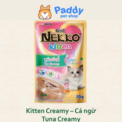 Pate Cho Mèo Con Dạng Kem Nekko Kitten Creamy 70g - Paddy Pet Shop