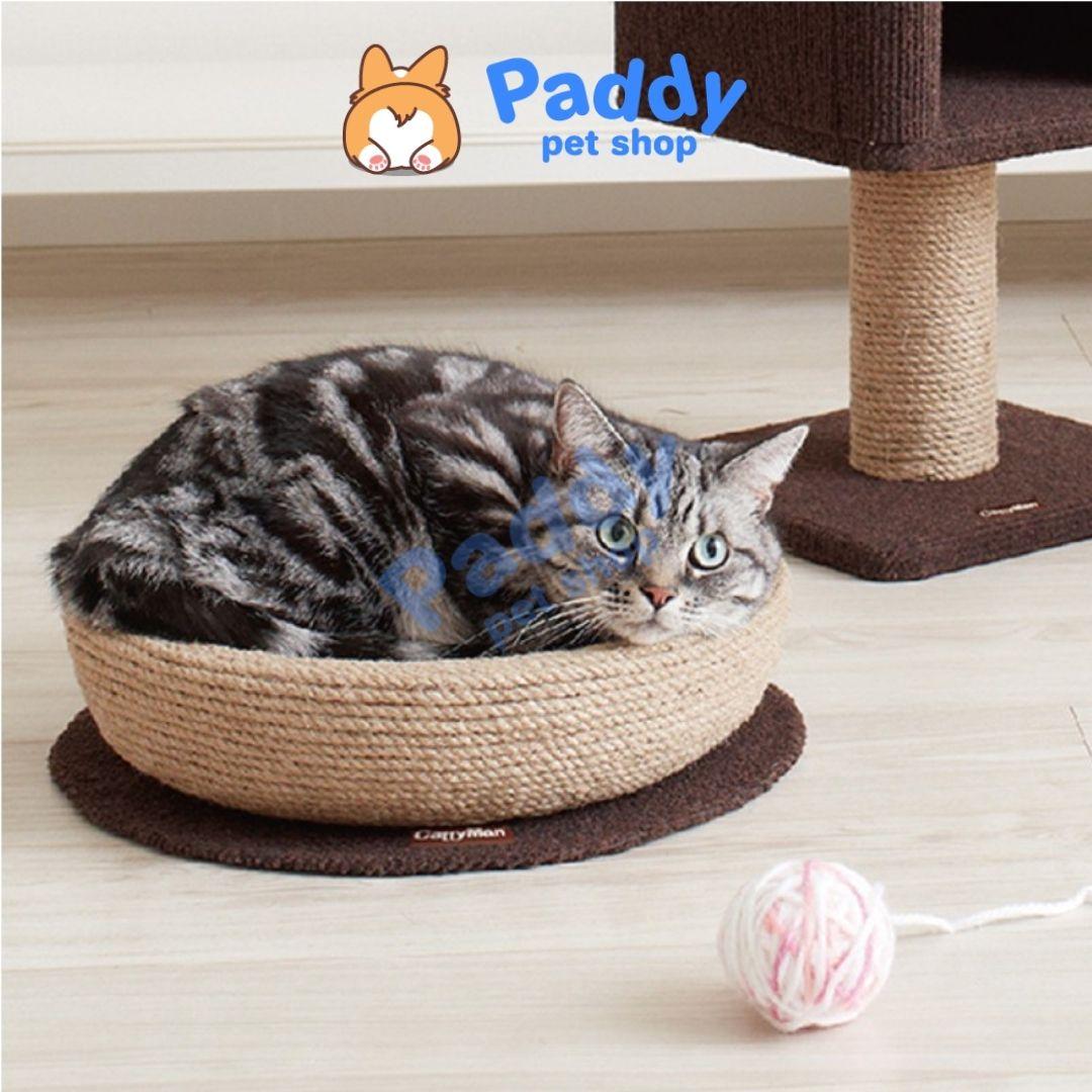 Ổ Nằm Dây Thừng Cho Mèo Cào Móng CattyMan (<6kg) - Paddy Pet Shop