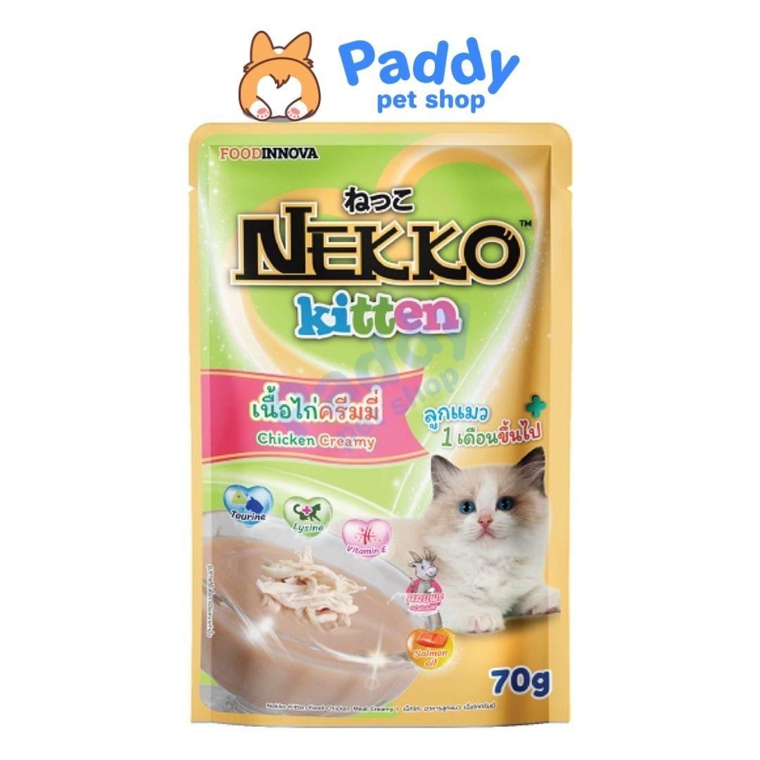 Pate Cho Mèo Con Dạng Kem Nekko Kitten Creamy 70g - Paddy Pet Shop