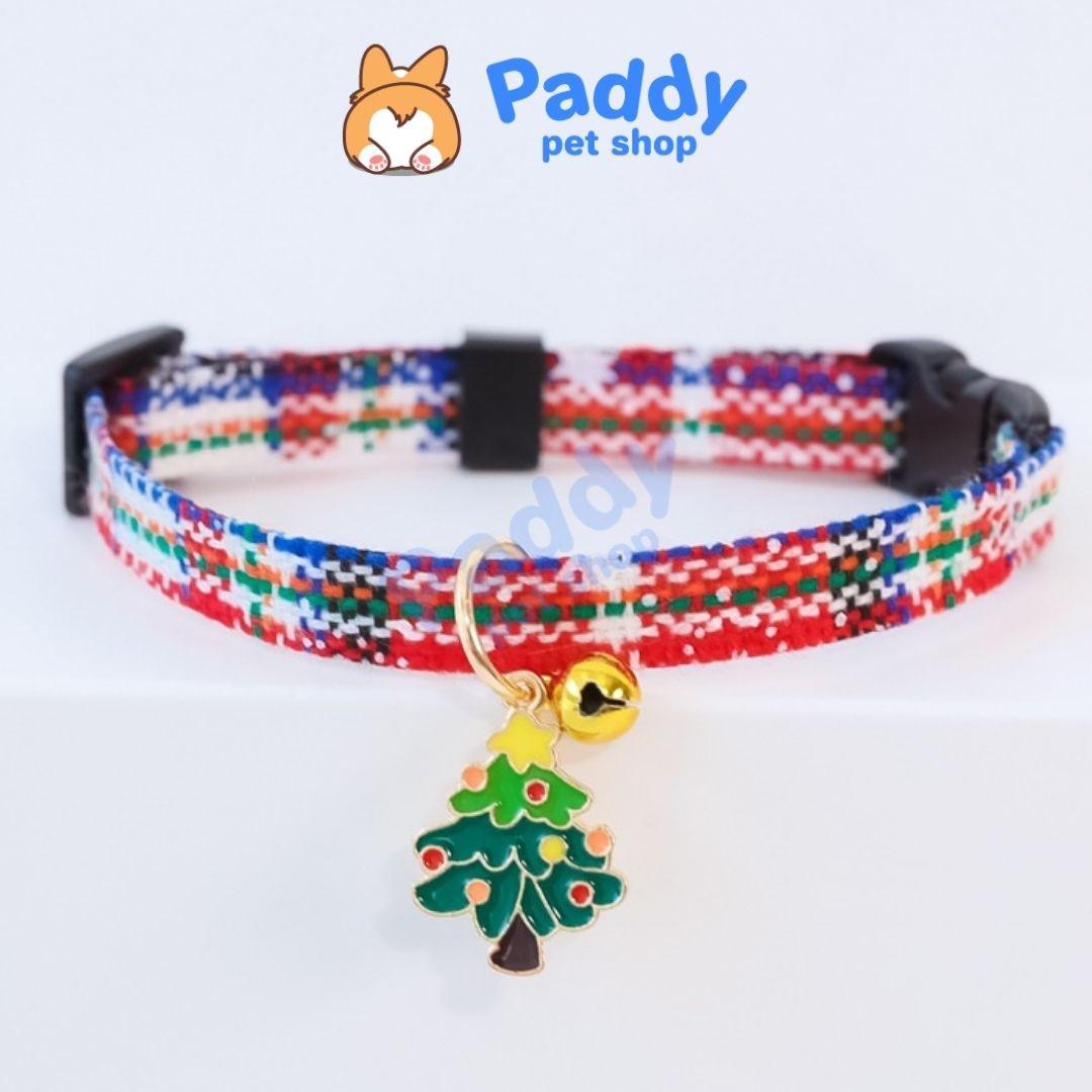 Vòng Cổ Chó Mèo Noel Giáng Sinh Gắn Charm - Paddy Pet Shop