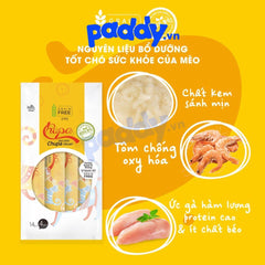 Súp Thưởng Mèo Meowow Chupa Sốt Thịt Thật (Túi 4 tuýp*14g) - Paddy Pet Shop