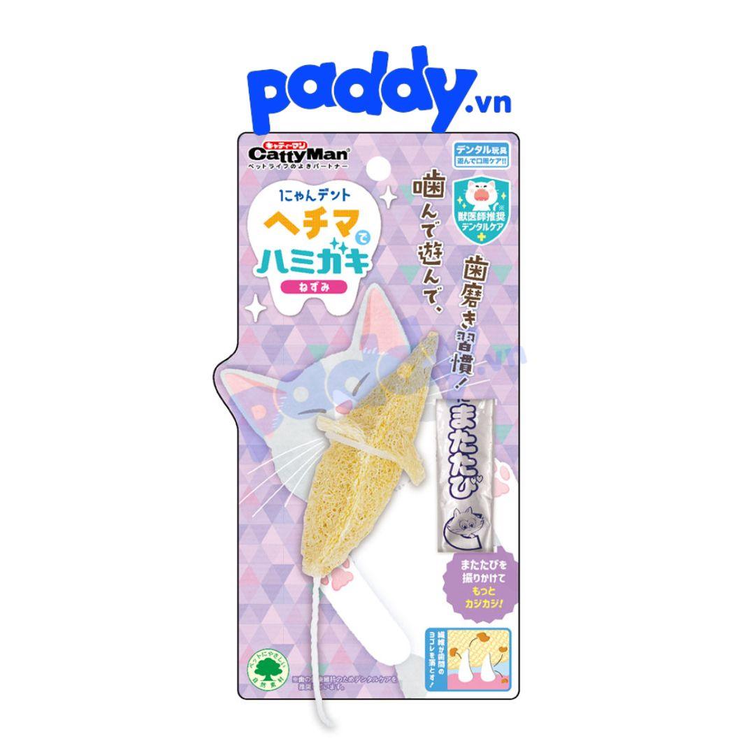 Đồ Chơi Mèo Xơ Mướp Giảm Ngứa Răng CattyMan - Paddy Pet Shop