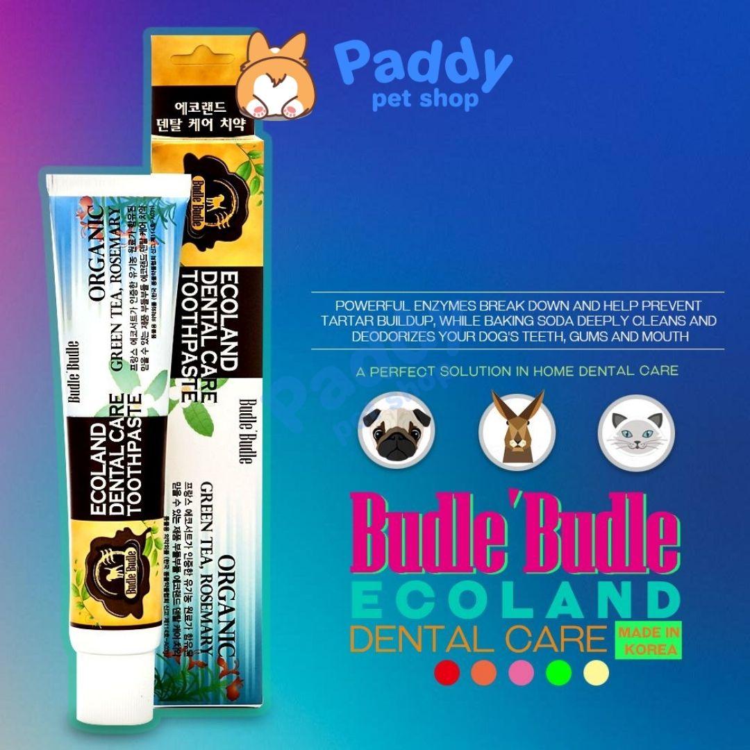 Kem Đánh Răng Chó Mèo Thảo Dược Budle 70g - Paddy Pet Shop