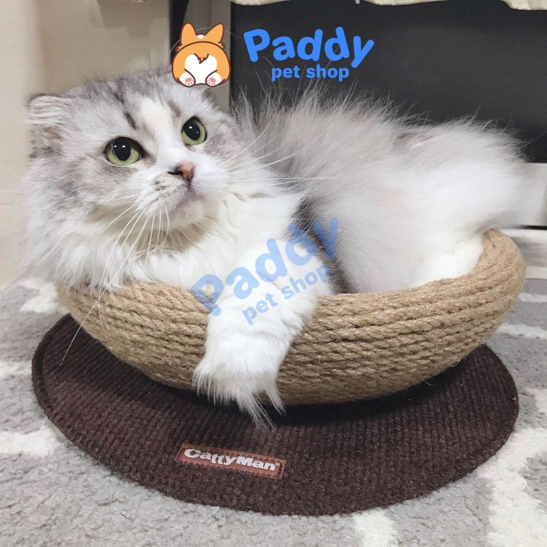 Ổ Nằm Dây Thừng Cho Mèo Cào Móng CattyMan (<6kg) - Paddy Pet Shop
