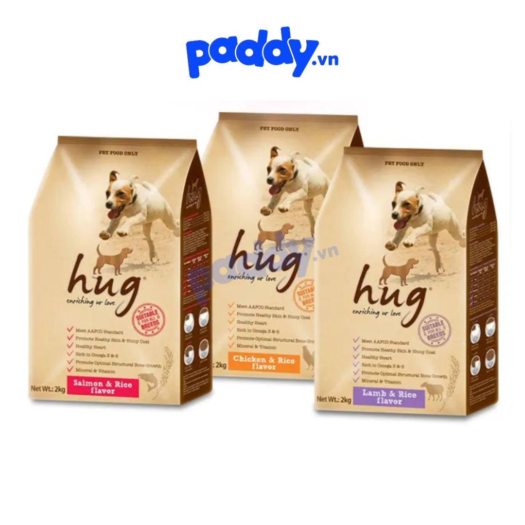 [2kg] Thức Ăn Hạt Cho Chó Mọi Lứa Tuổi Hug - Paddy Pet Shop