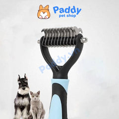Lược Gỡ Rối Lông Chó Mèo 17cm - Paddy Pet Shop