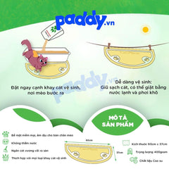 Thảm Nhựa Lót Cát Mèo Cats Best 60x37cm - Paddy Pet Shop