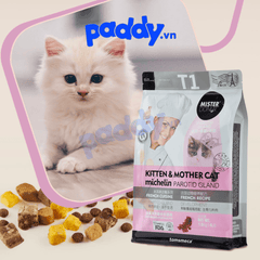 Thức Ăn Cho Mèo Mister Donut Mix Toping Thịt Sấy 1.8kg - Paddy Pet Shop